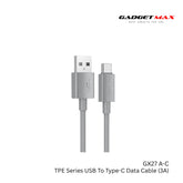 GADGET MAX - GX27 TPE Series USB To Type-C Data Cable ( 3A ) - Grey
